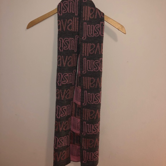 Roberto Cavalli Wool Intarsia-Knit Scarf - Picture 7 of 11